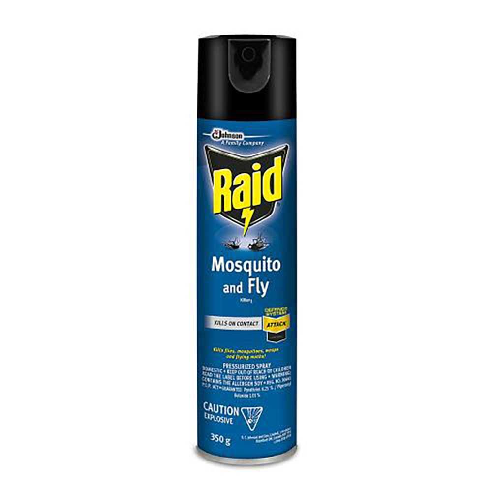Raid Essentials Flying Insect Killer Spray, 350 G -- 12 Per Case