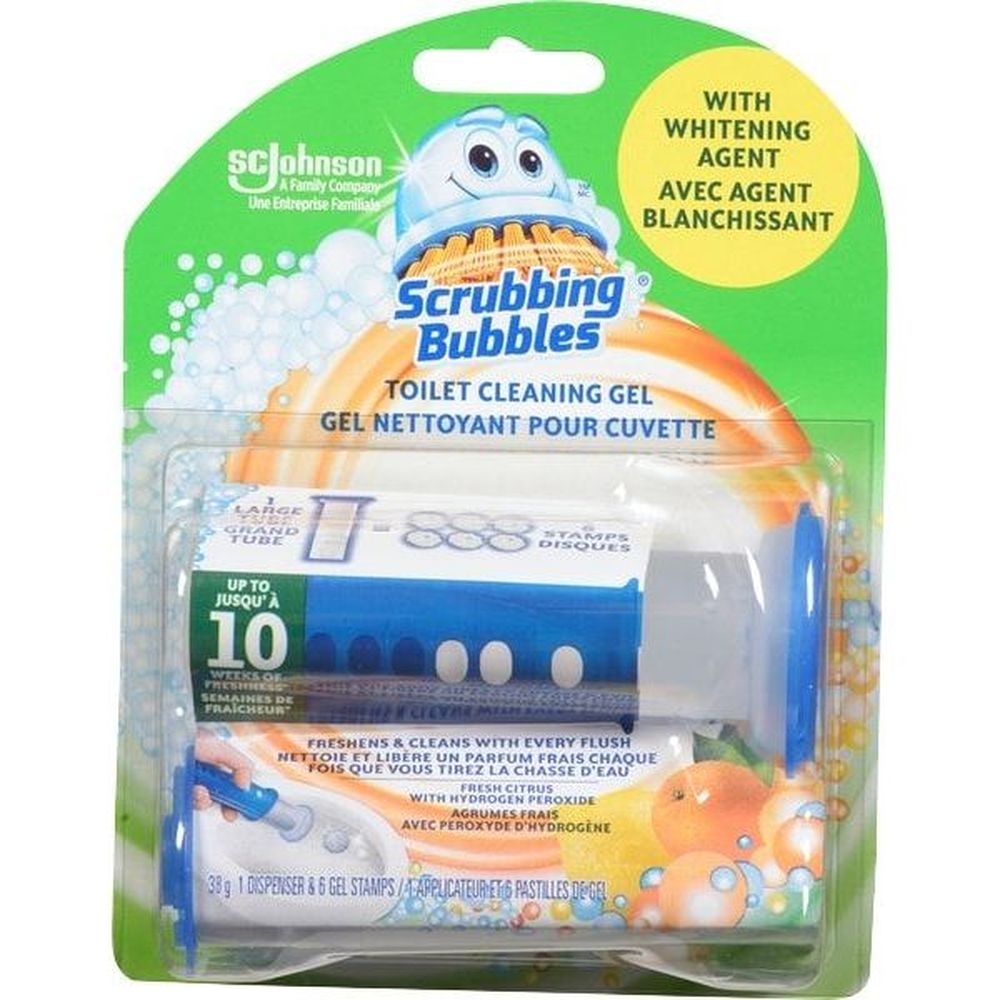 Citrus Scent Toilet Cleaning Gel with Hydrogen Peroxide