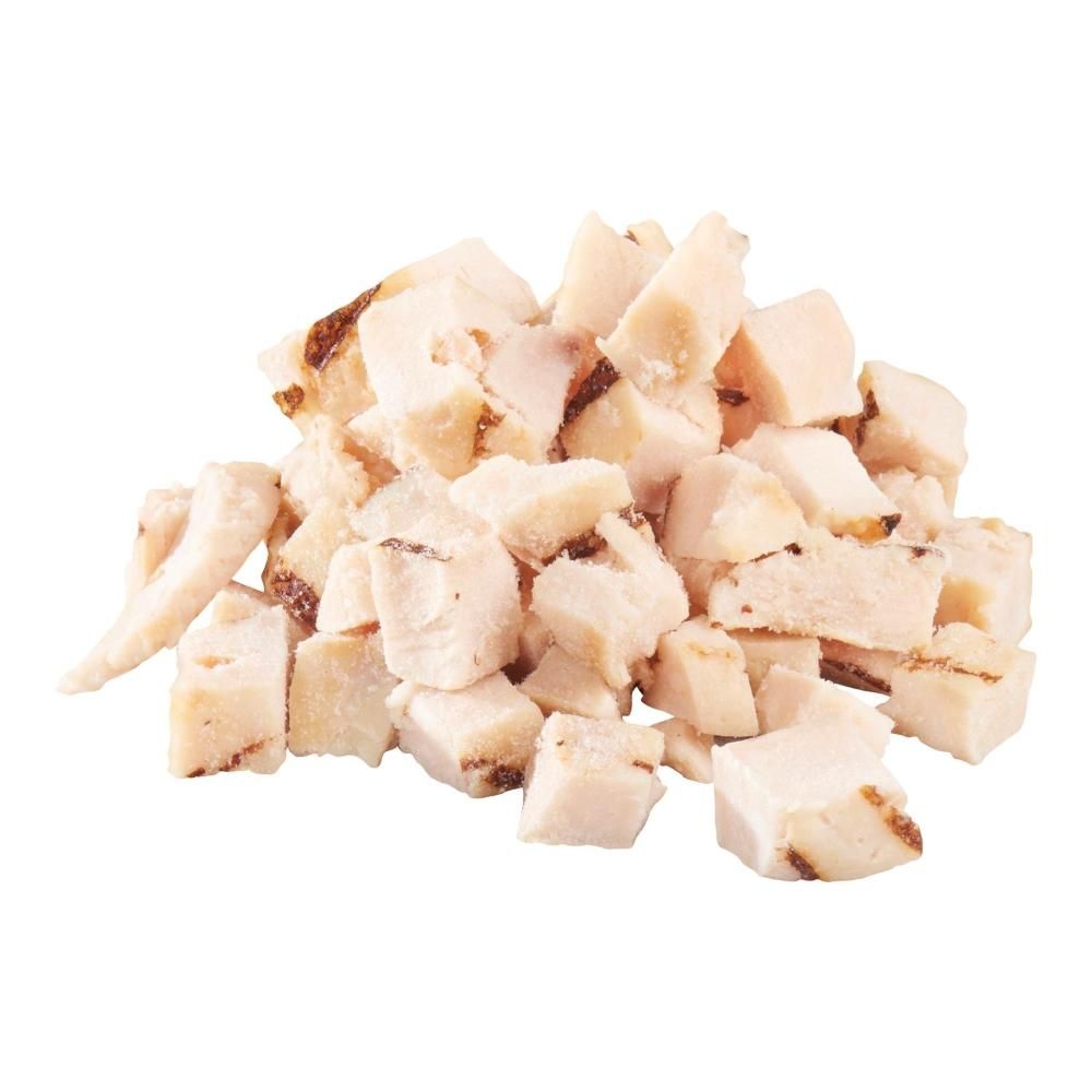 1/2 in Grilled Cooked White Chicken Meat