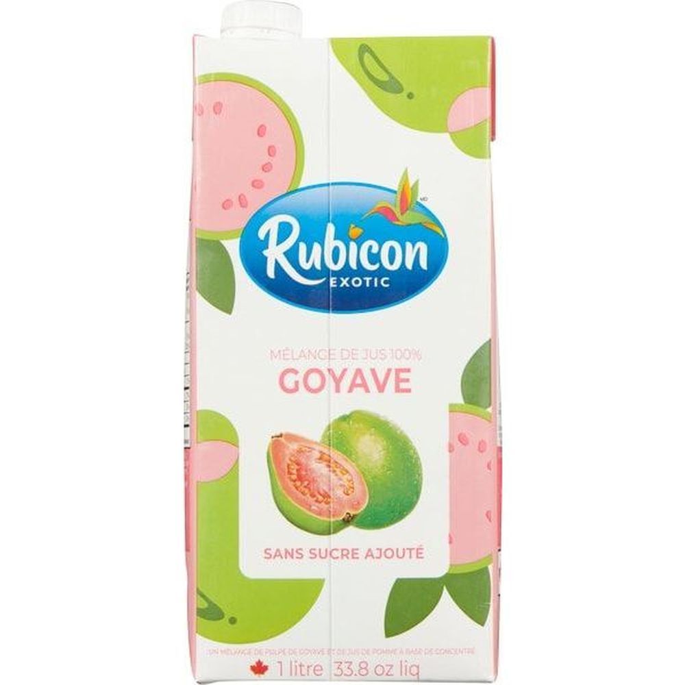 Rubicon Boisson Au Jus De Goyave Sans Sucre Ajouté, 1 L -- 12 Par Boîte