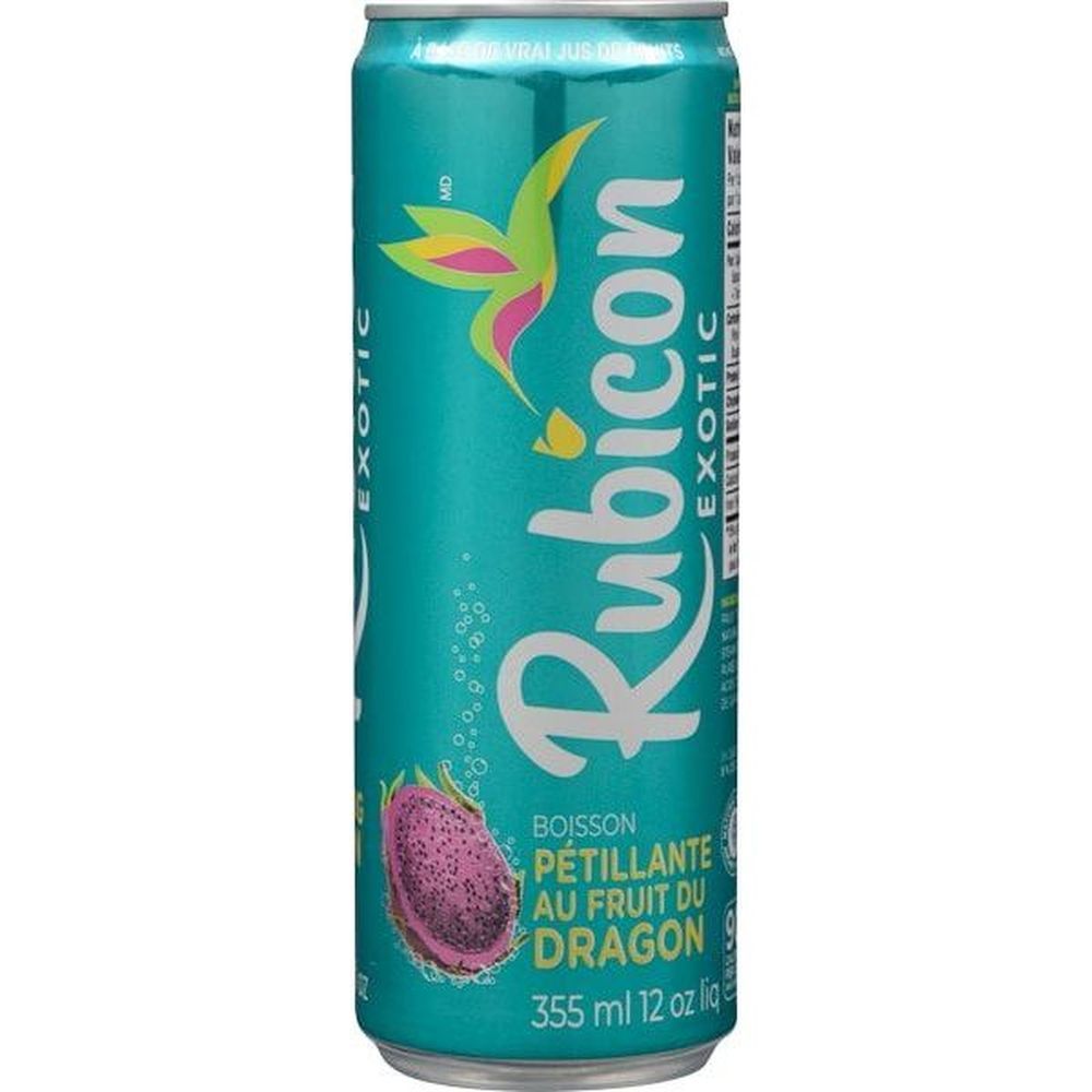 Rubicon Exotic Sparkling Dragon Fruit Drink, 355 Ml -- 12 Per Case