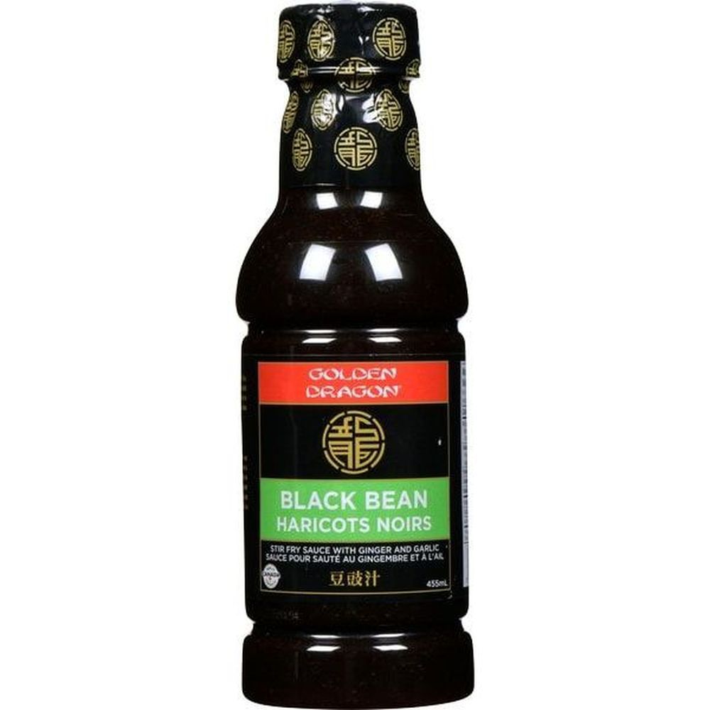 Golden Dragon Black Bean Sauce With Garlic, 455 Ml -- 12 Per Case