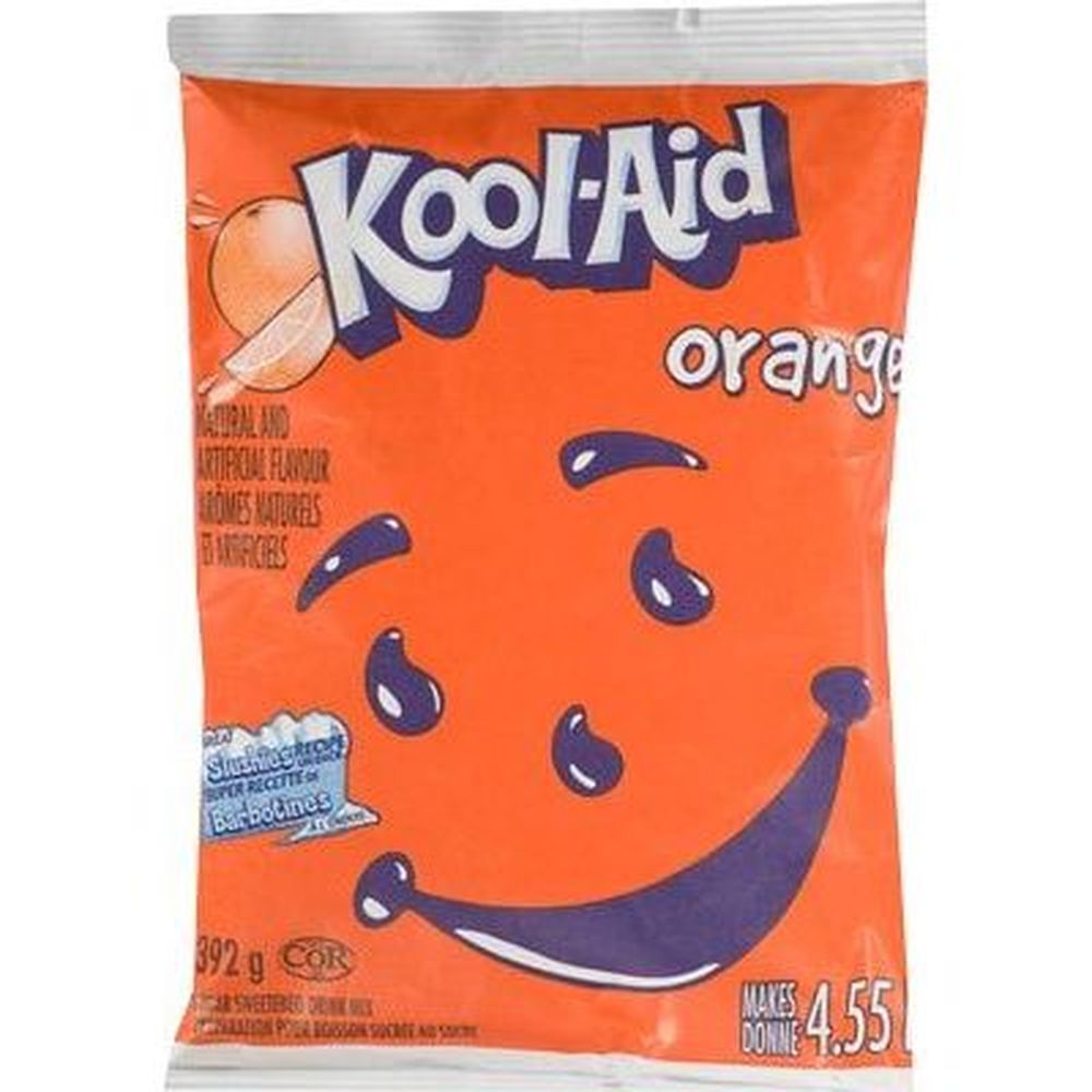 Kool-aid Préparation Pour Boisson Sucrée À L'orange, 392 G -- 18 Par Boîte