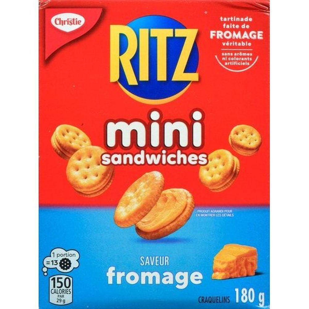 Mini Crackers Ritz Au Fromage, 180 G -- 12 Par Bo Ite