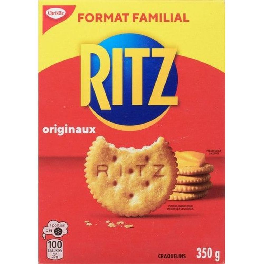 Craquelins Ritz, 350 G -- 12 Par Bo Ite