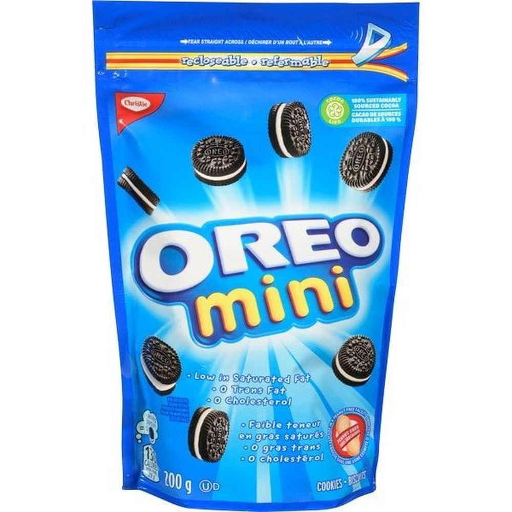 Biscuits Oreo Mini Original, 200 G -- 12 Par Bo Ite