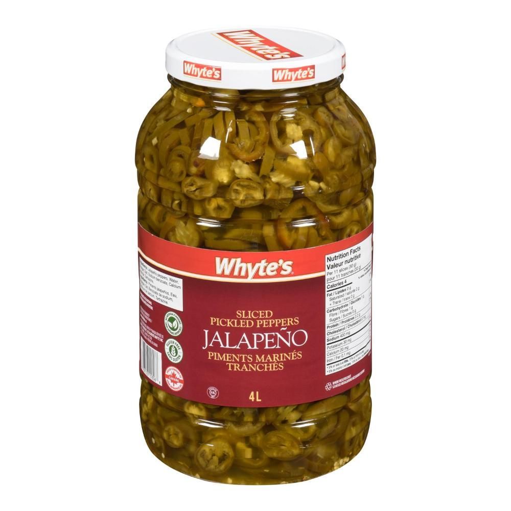 Whyte's Jalapeno Pepper Rings, 4 L - 2 Per Case