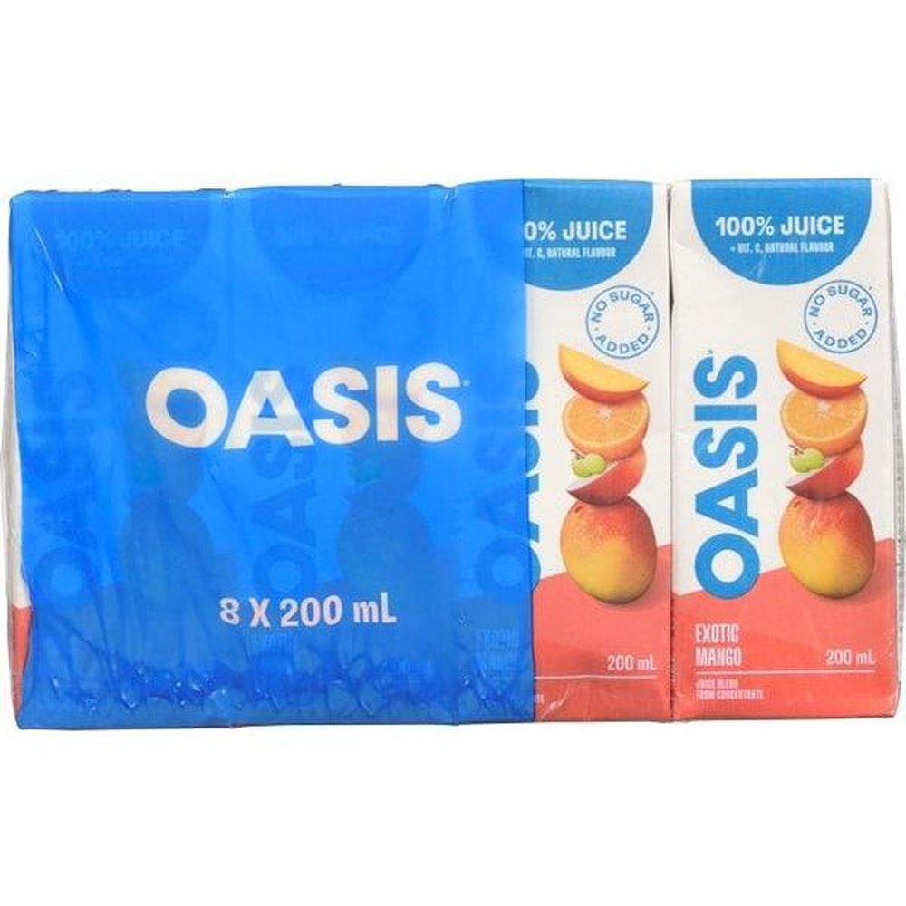 Oasis Jus De Mangue Exotique, 200 Ml -- 32 Par Caisse