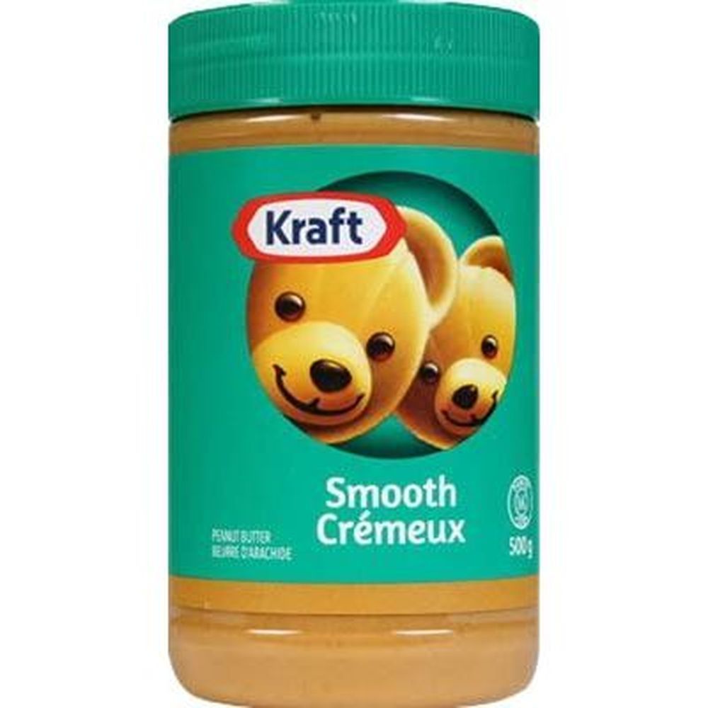 Kraft Smooth Peanut Butter, 500 G Jar -- 12 Per Case