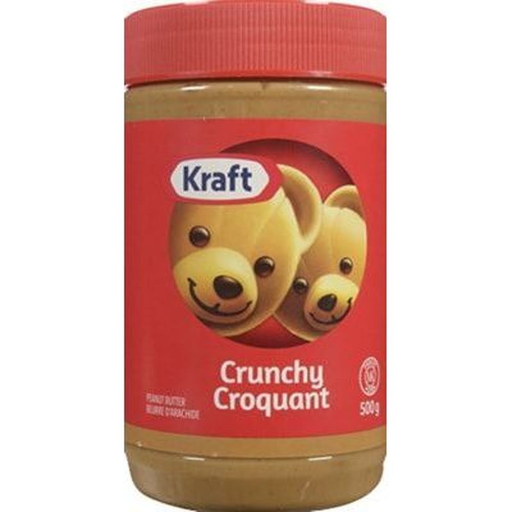 Kraft Crunchy Peanut Butter, 500 G -- 12 Per Case