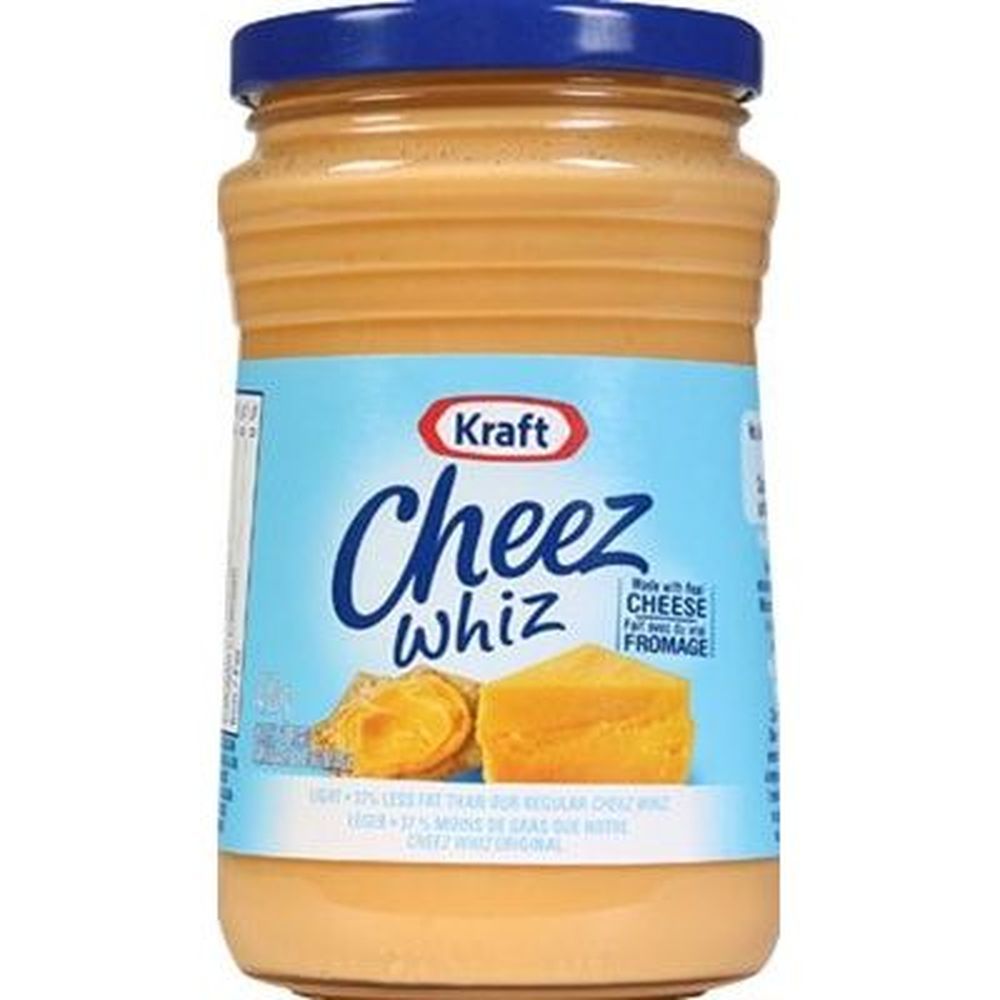 Cheez Whiz Fromage Fondu Léger À Tartiner, 450 G -- 12 Par Boîte