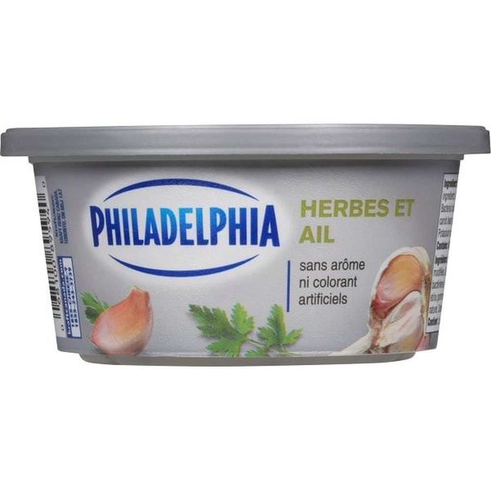 Philadelphia Tartinade De Fromage À La Crème Aux Herbes Et À L'ail, 227 G -- 12 Par Caisse