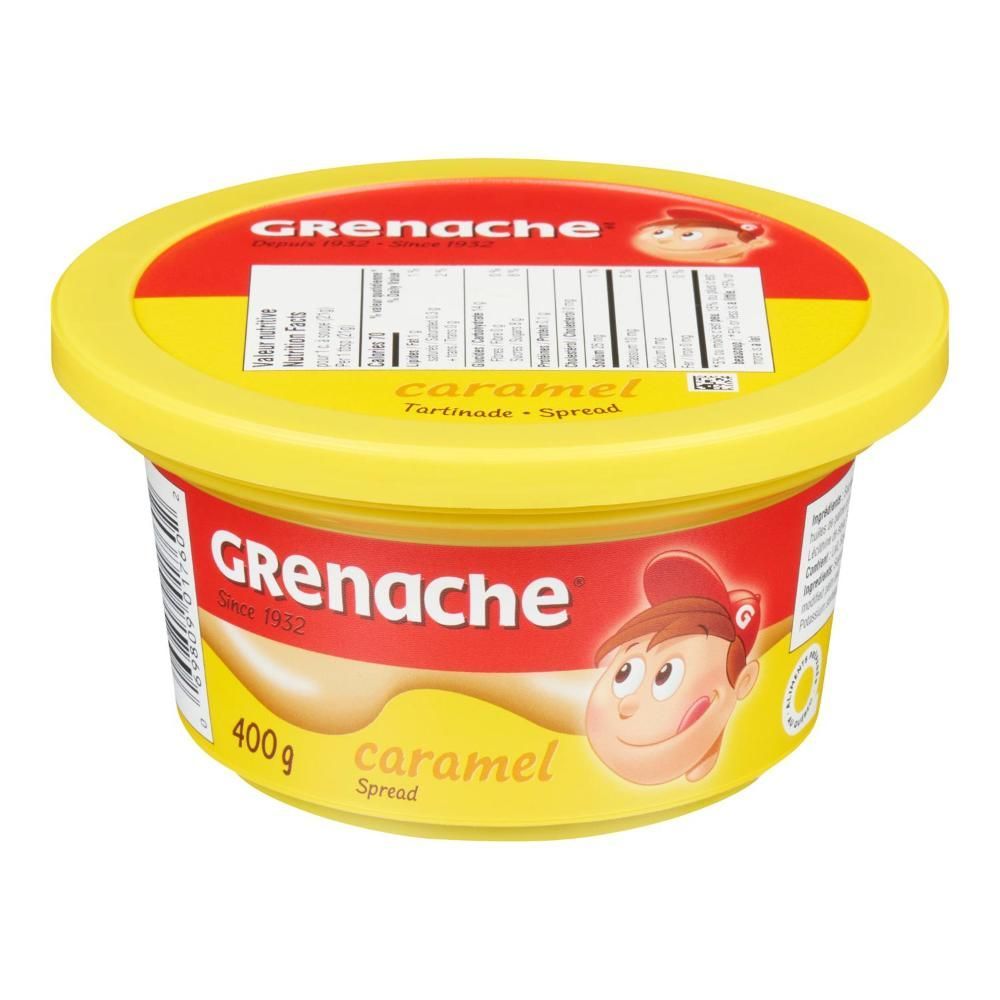 Grenache Pâte À Tartiner Au Caramel, 400 G – 24 Par Carton