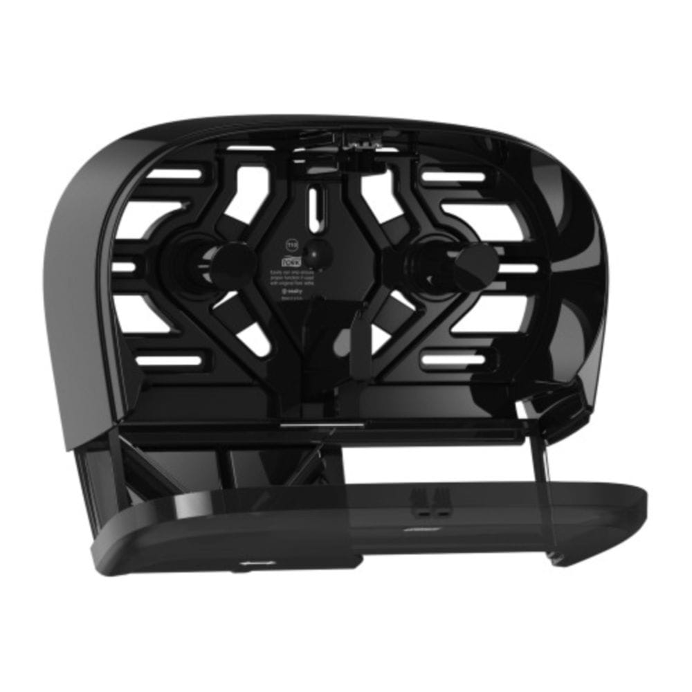 Tork Black Plastic High Capacity Bath Tissue Dispenser, 9.9 X 14.1 X 5.3 In