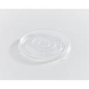 Clear Polypropylene Lid for 8 oz PLA Lined Recyclable Paper Food Containers