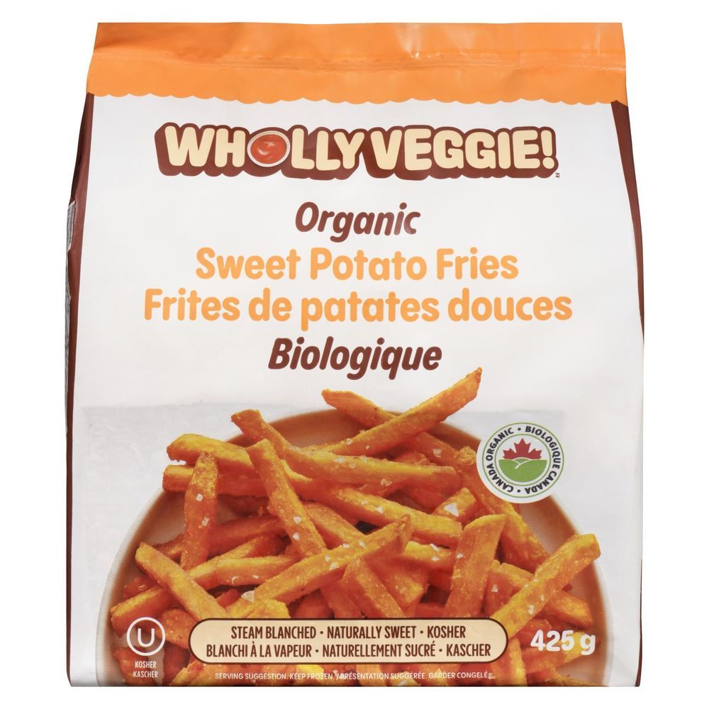 Wholly Veggie Organic Sweet Potato Fries, 425 G -- 12 Per Case