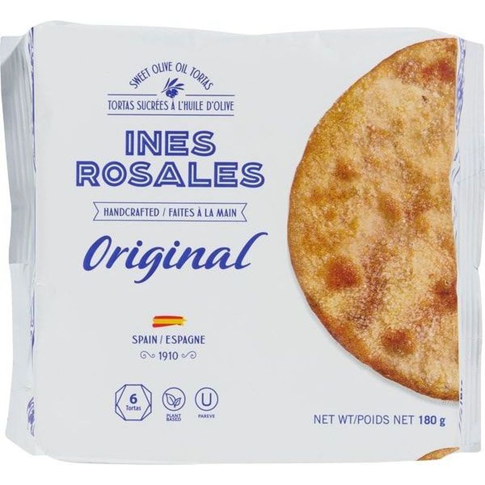 Ines Rosales Original Sweet Olive Oil Torta, 180 G -- 10 Per Case