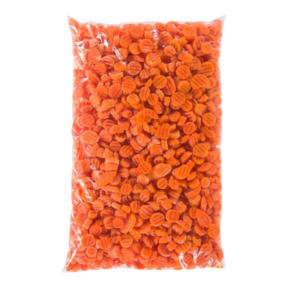 Alasko Crinkle Cut Carrots, 2 Kg - 6 Per Case