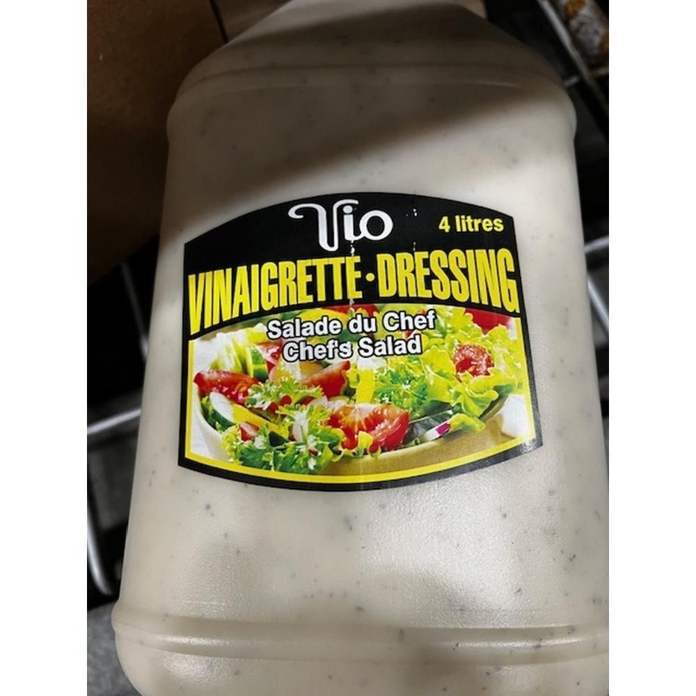 Vio Vinaigrette Pour Salade Chiefs, 4 L – 2 Par Caisse