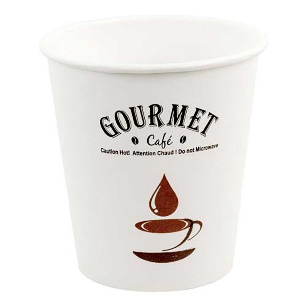 Genpak Gourmet Cafe Paper Hot Drink Cup, 10 Oz -- 1000 Per Case