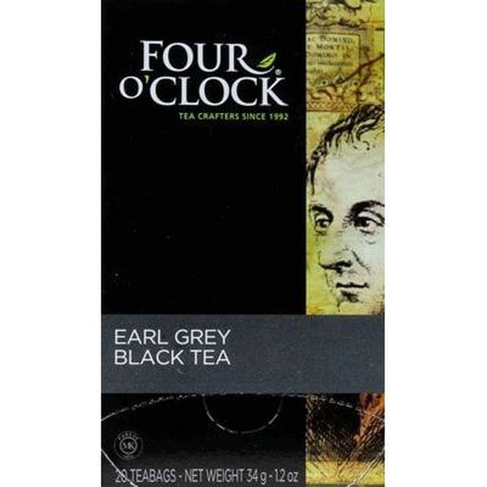 Four O Clock Thé Earl Grey, 20 Sachets De Thé -- 6 Par Boîte