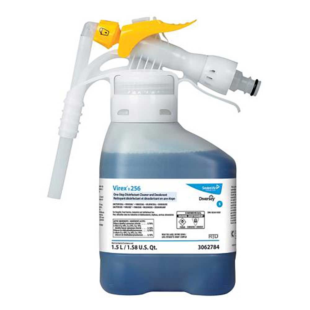 Virex Ii 256 Rtd Nettoyant Désinfectant Et Désodorisant En Une Étape, 1,5 L -- 2 Par Boîte