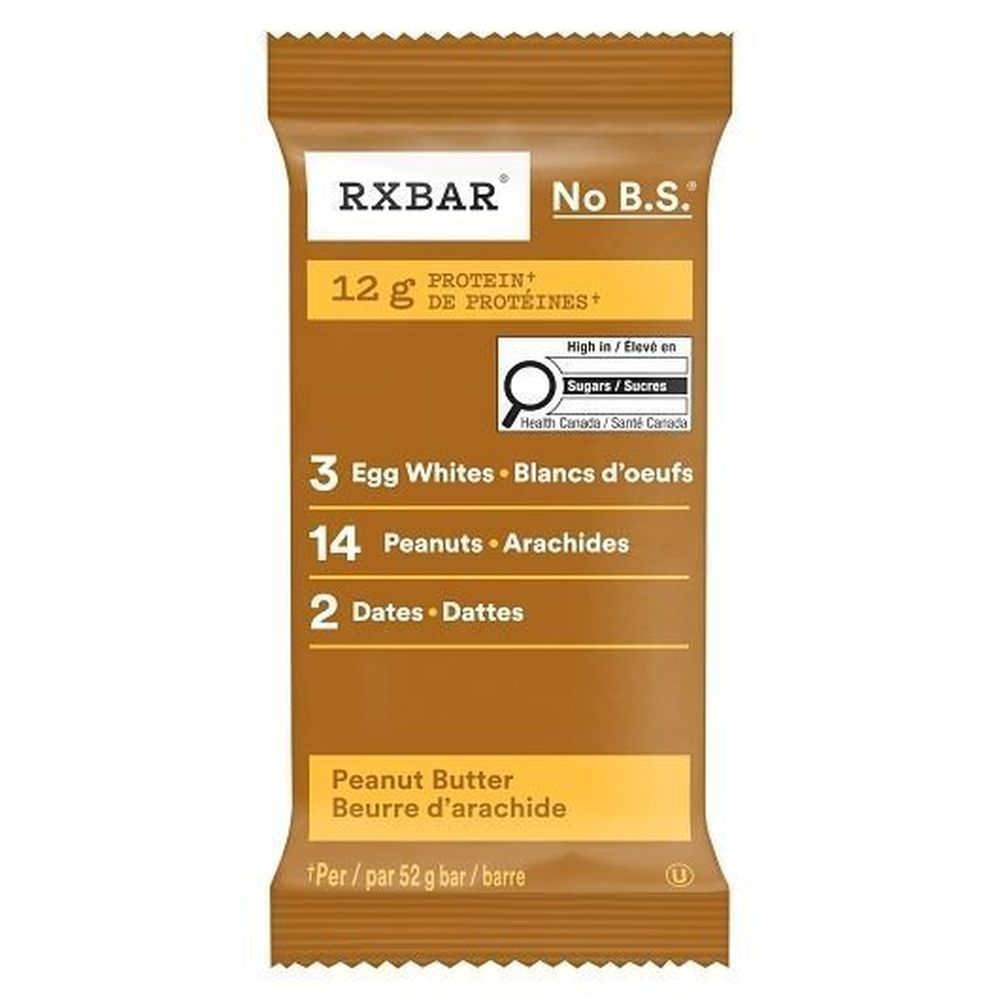 Kellogg Barre Protéinée Au Beurre De Cacahuète Rxbar, 52 G – 72 Par Boîte
