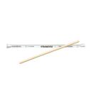 7.75 in x 6 mm Natural Biodegradable Paper Wrapped Jumbo Straw