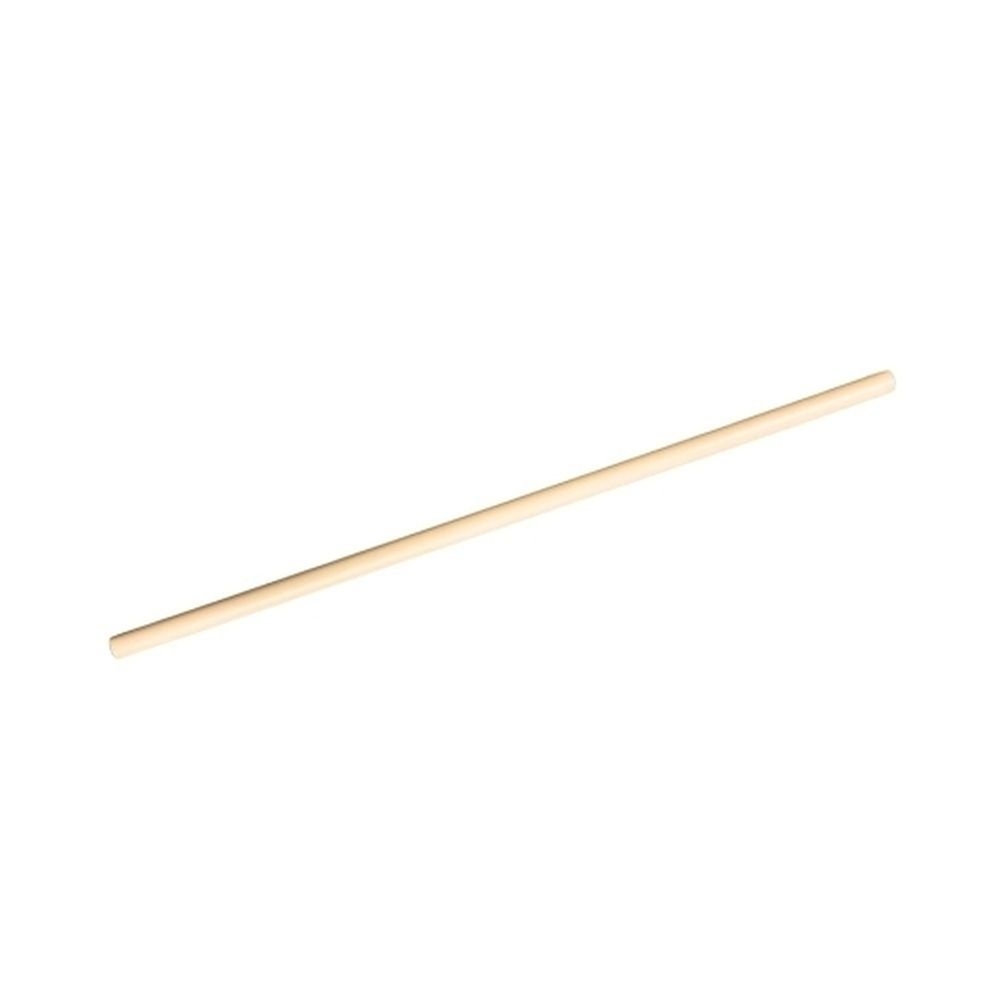 7.75 in x 6 mm Natural Biodegradable Unwrapped Jumbo Straw