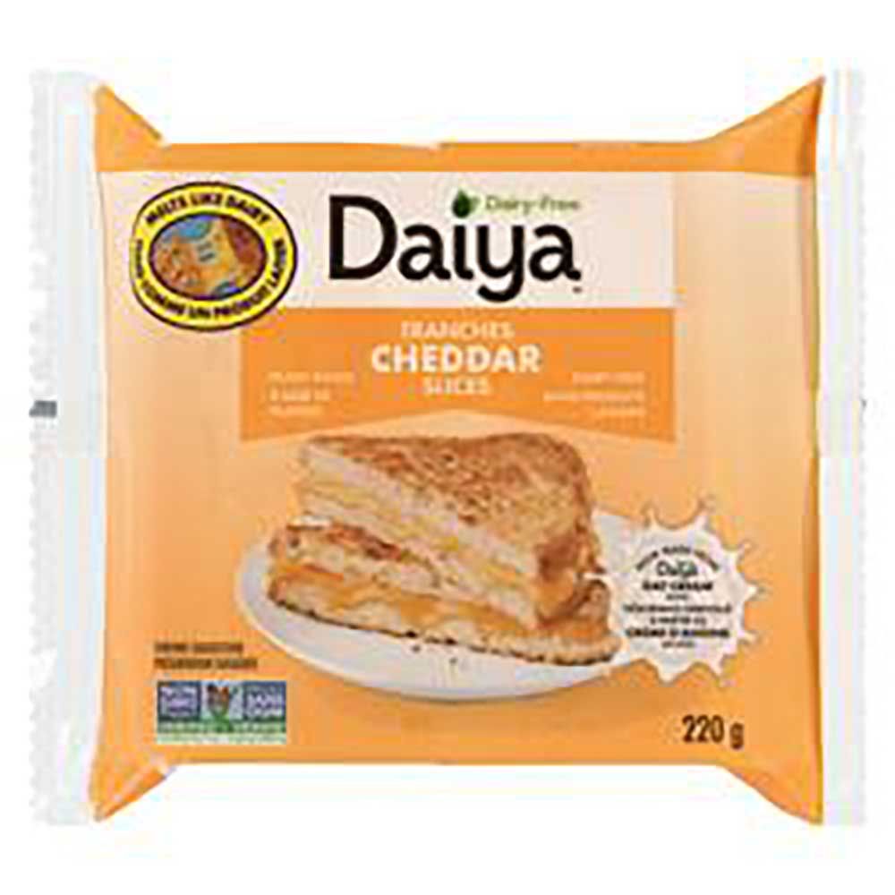 Daiya Tranches De Style Cheddar, 220 G – 8 Par Boîte