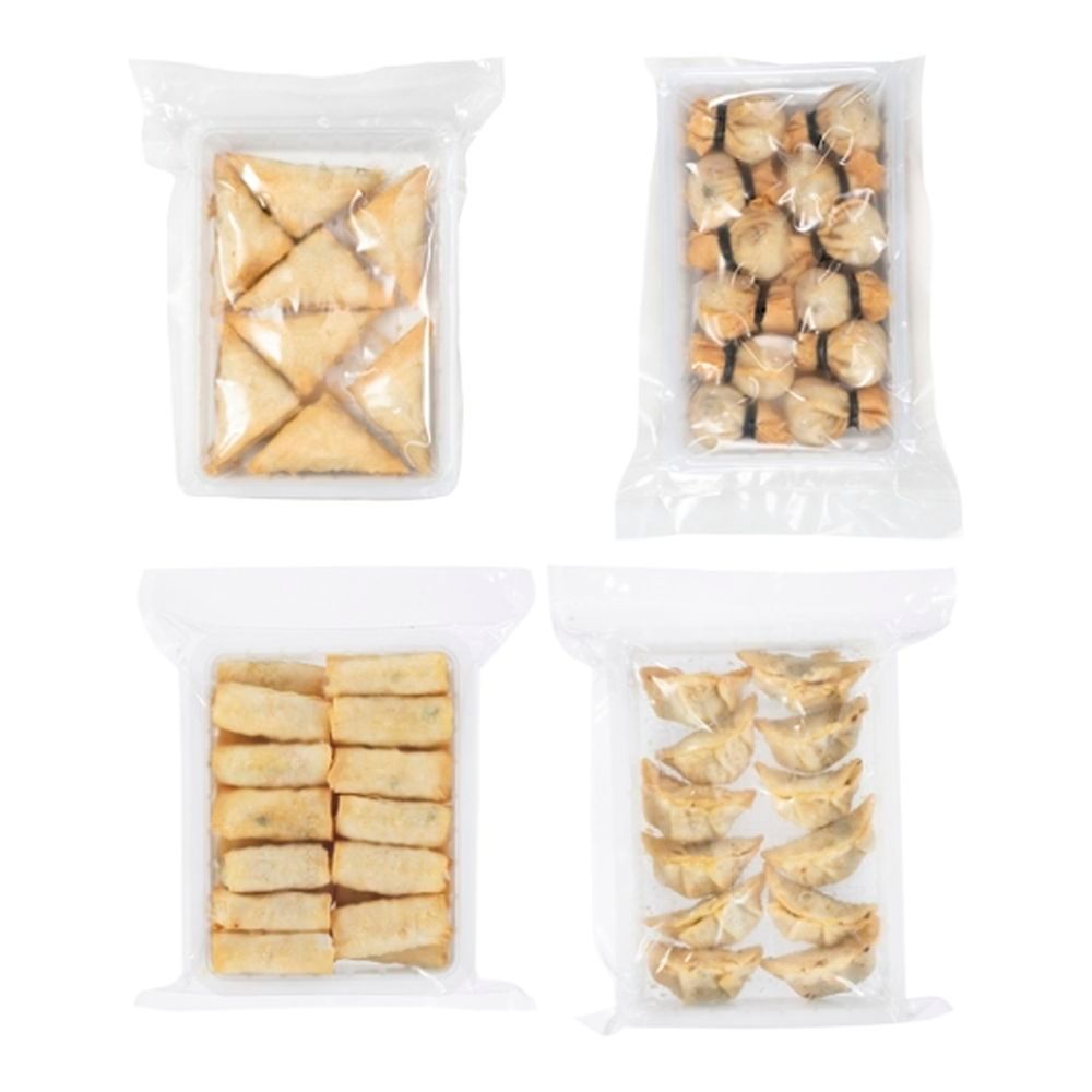 Greco Hand-crafted Fried Asian Appetizer Assortment, 3.12 Kg