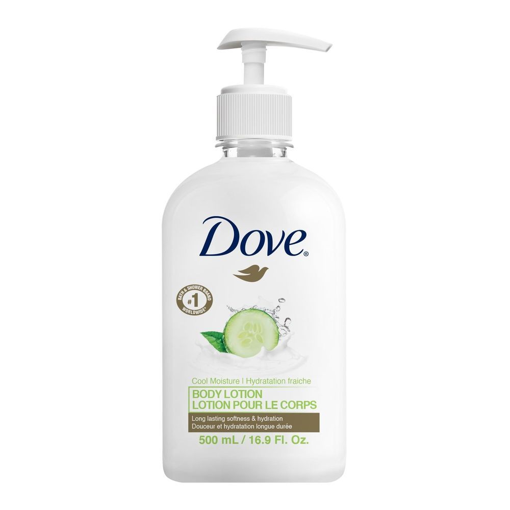 Dove Pro Cool Moisture Cucumber Body Lotion, 500 Ml -- 24 Per Case