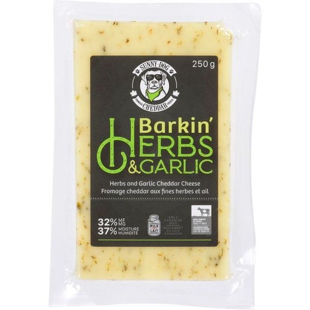 Sunny Dog Fromage Cheddar Aux Herbes Et À L'ail, 250 G -- 10 Par Boîte