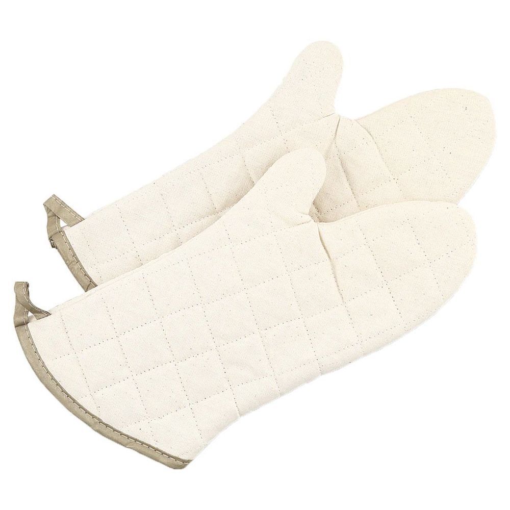 Browne Gant De Cuisine Ignifugé Couleur Crème, Longueur 43 Cm