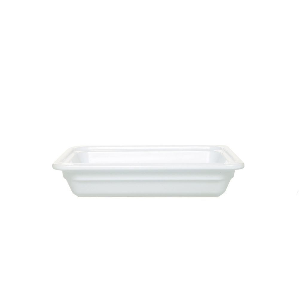 Emile Henry Recton White 1/2 Size Gn Container, 2.8 Qt Capacity
