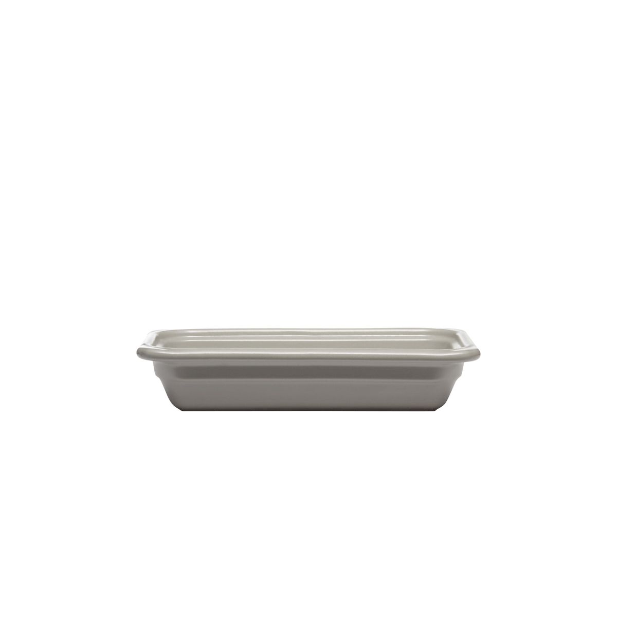 Emile Henry Recton Pearl Grey 1/3 Size Gn Container, 1.43 Qt Capacity