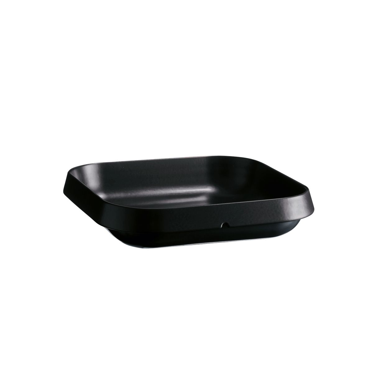 Emile Henry Coal Black Welcome Square Dish, 3.3 Qt Capacity