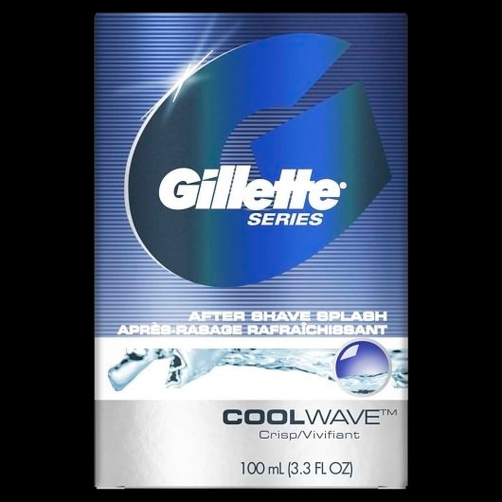 Gillette Cooling Wave After Shave Splash, 97.59 Ml -- 6 Per Case