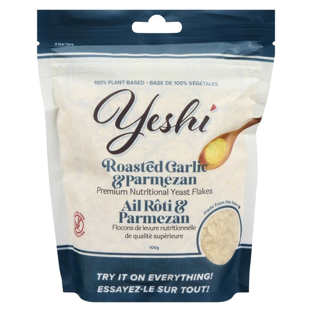 Yeshi Roasted Garlic And Parmezan Nutritional Yeast Flakes, 100 G -- 6 Per Case