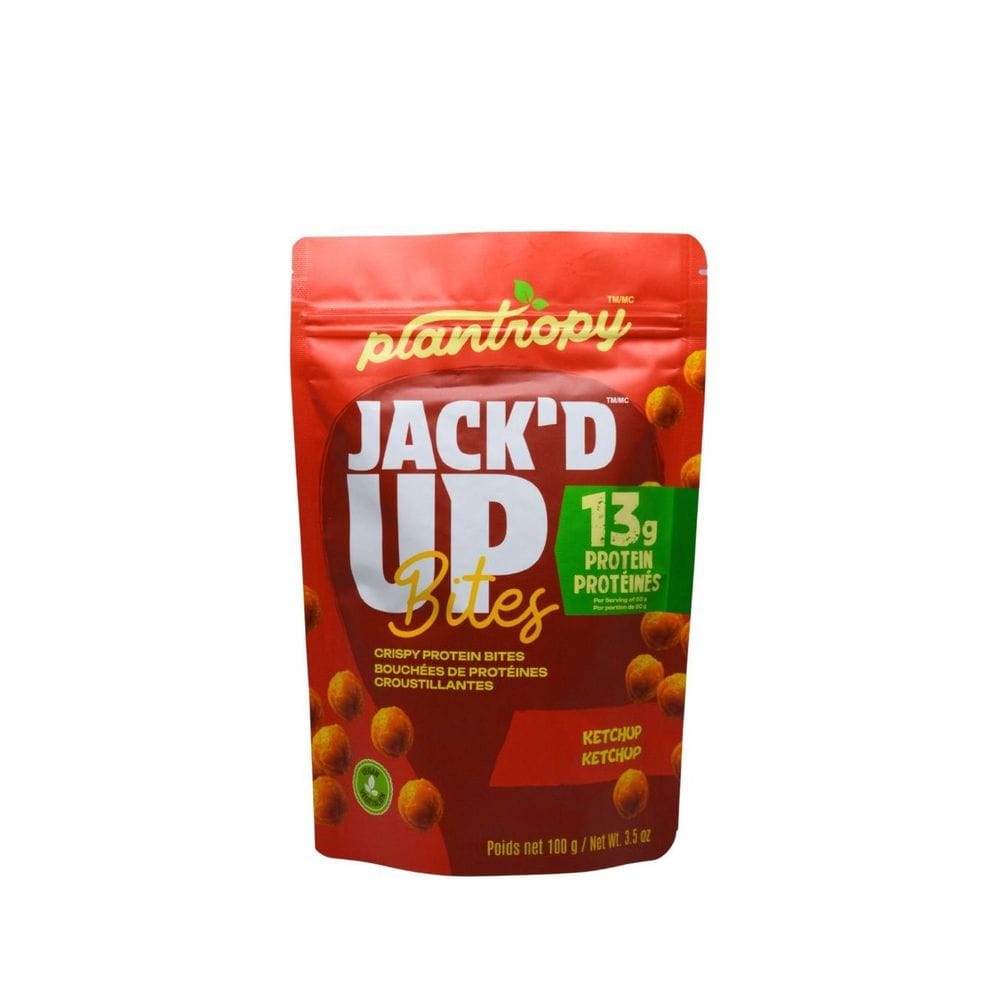 Plantropy Jack’d Up Ketchup Crispy Protein Bites, 100 G -- 8 Per Case