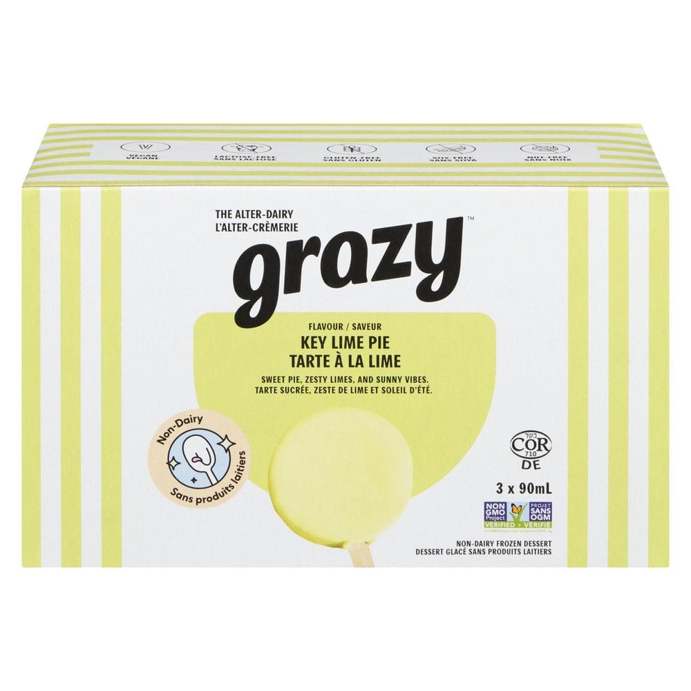 Grazy Plant-based Novelties Key Lime Pie, 270 Ml -- 8 Per Case