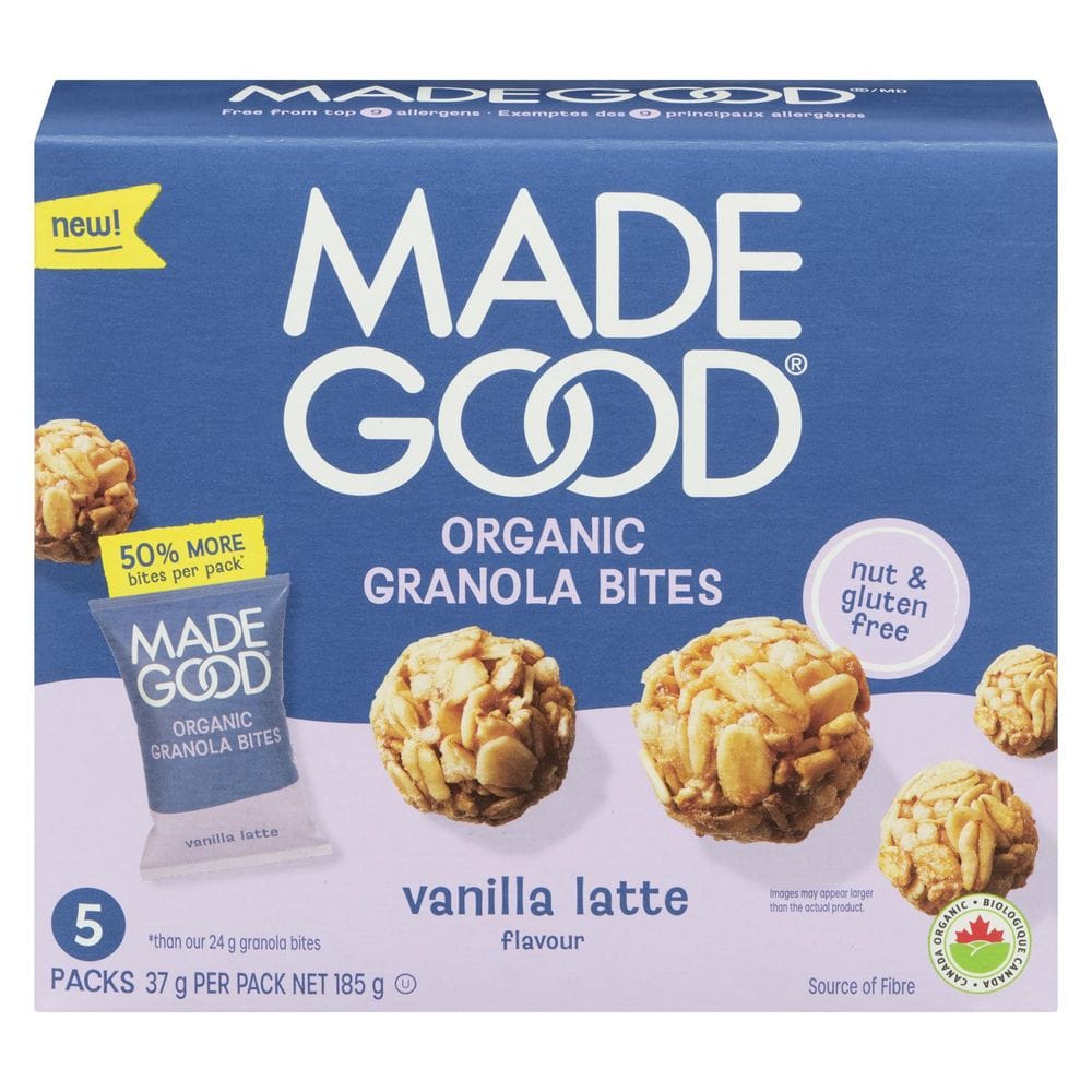 Madegood Organic Vanilla Latte Granola Bites, 185 G -- 6 Per Case