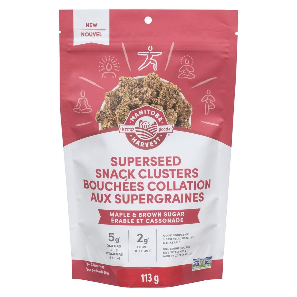 Manitoba Harvest Maple And Brown Sugar Superseed Snack Clusters, 113 G -- 6 Per Case