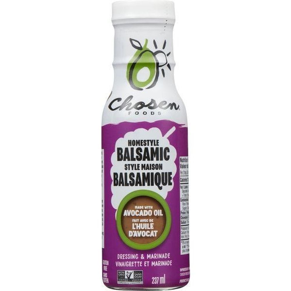 Chosen Foods Vinaigrette Balsamique Et Marinade Maison, 237 Ml – 6 Par Caisse