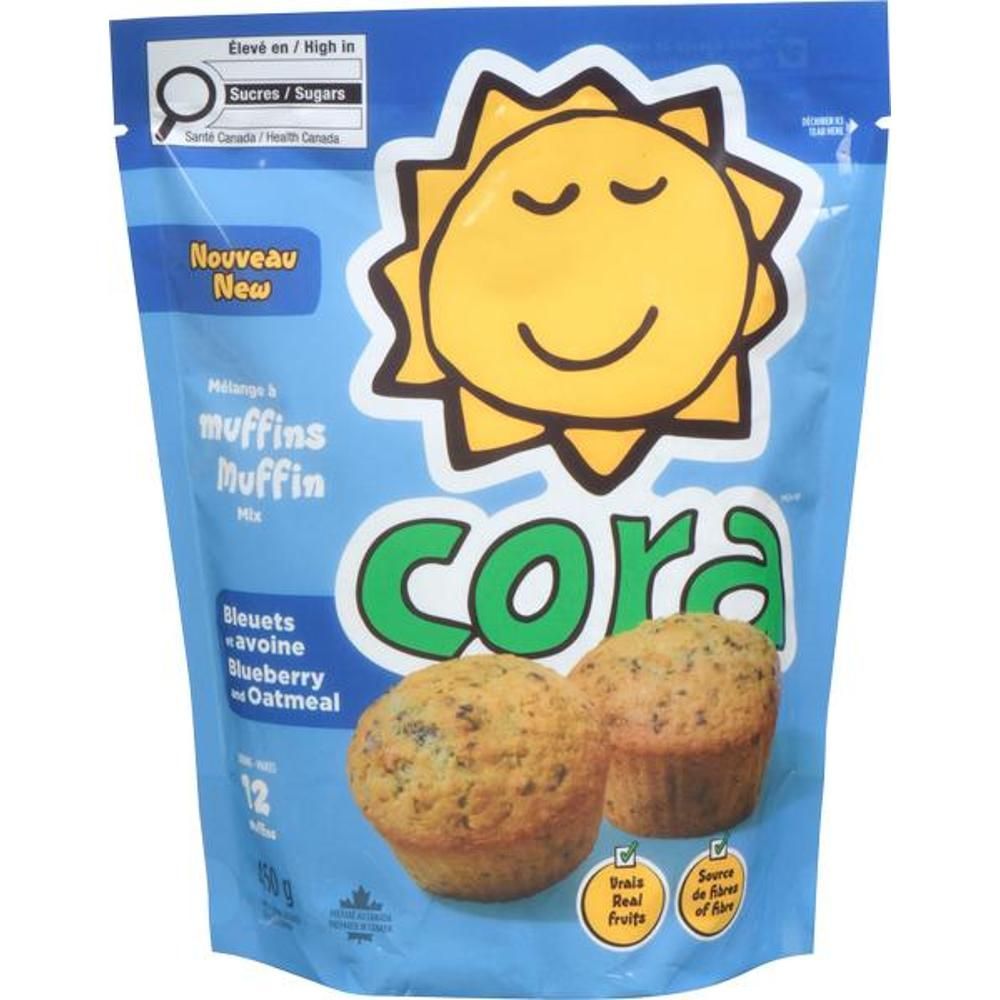 Cora Blueberry And Oatmeal Muffin Mix, 450 G -- 6 Per Case